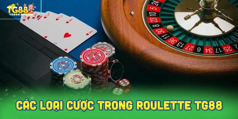 Những loại cược cơ bản trong Roulette TG88